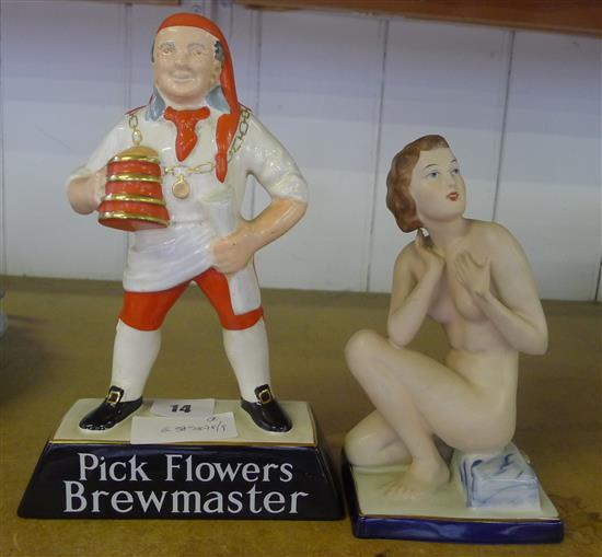 Carlton ware figure & deco figure
